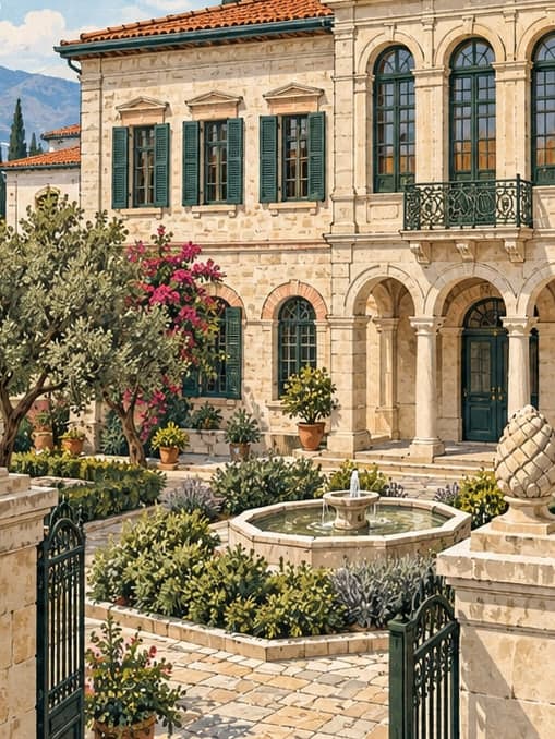 Illustration of Yıldız City Archive and Museum, İzmir