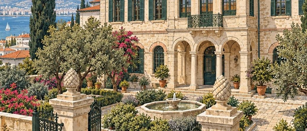 Illustration of Yıldız City Archive and Museum, İzmir