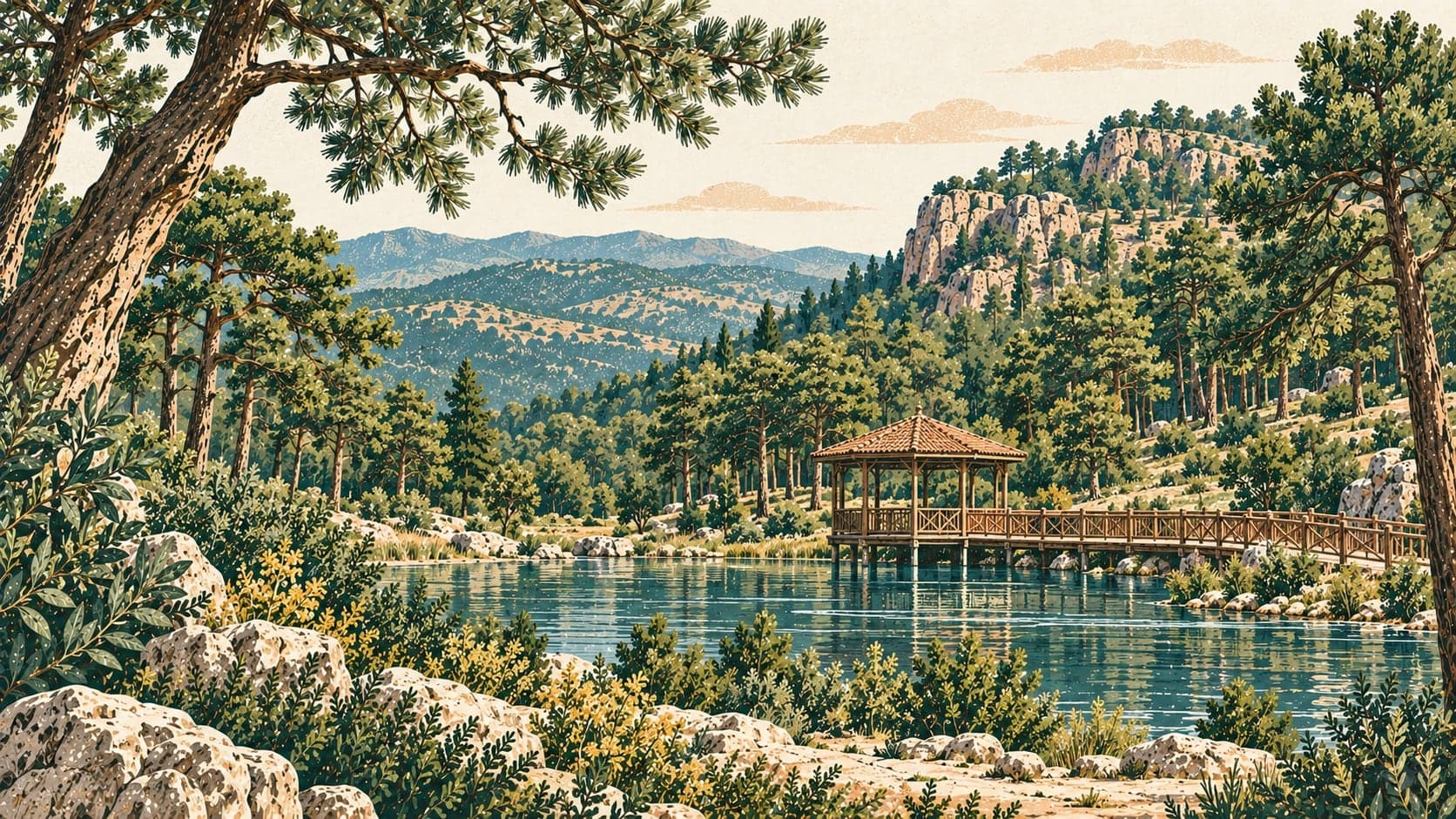 Illustration of Yozgat Çamlığı Milli Parkı, Yozgat
