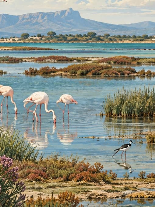 Illustration of Yumurtalık Lagoon Nature Conservation Area, Adana