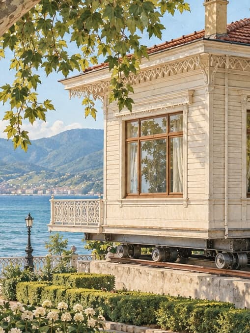Illustration of Yürüyen Pavilion, Yalova