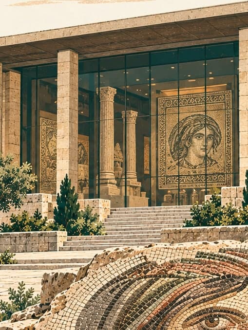 Illustration of Zeugma Mozaik Müzesi, Gaziantep