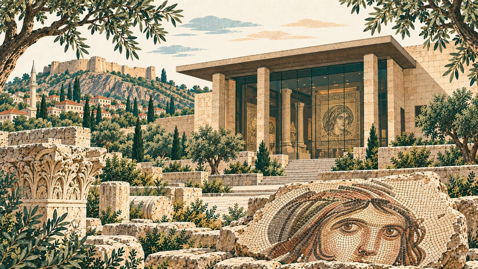 Illustration of Zeugma Mozaik Müzesi, Gaziantep
