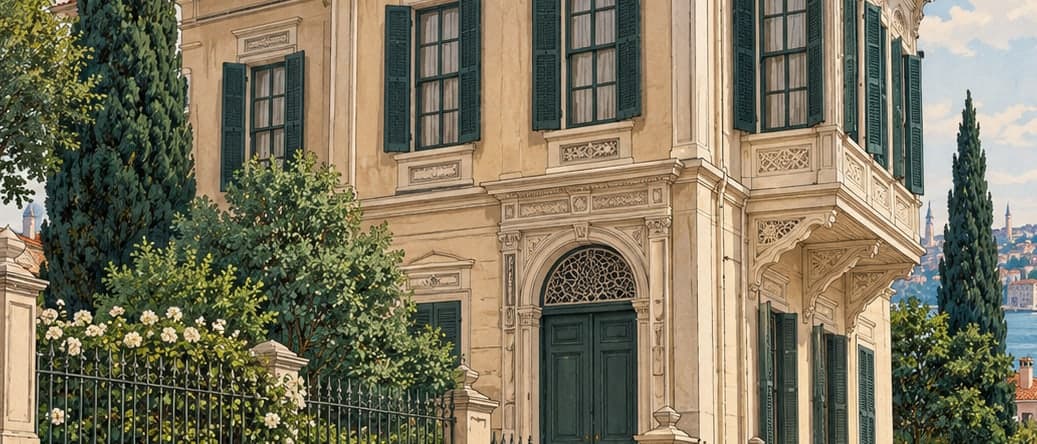 Illustration of Adam Mickiewicz Museum, İstanbul