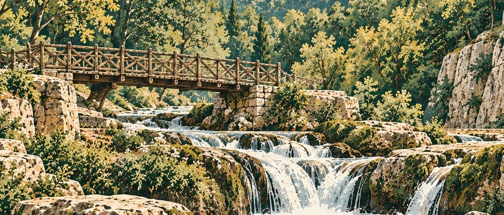 Illustration of Ahatlar Nature Park, Bartın
