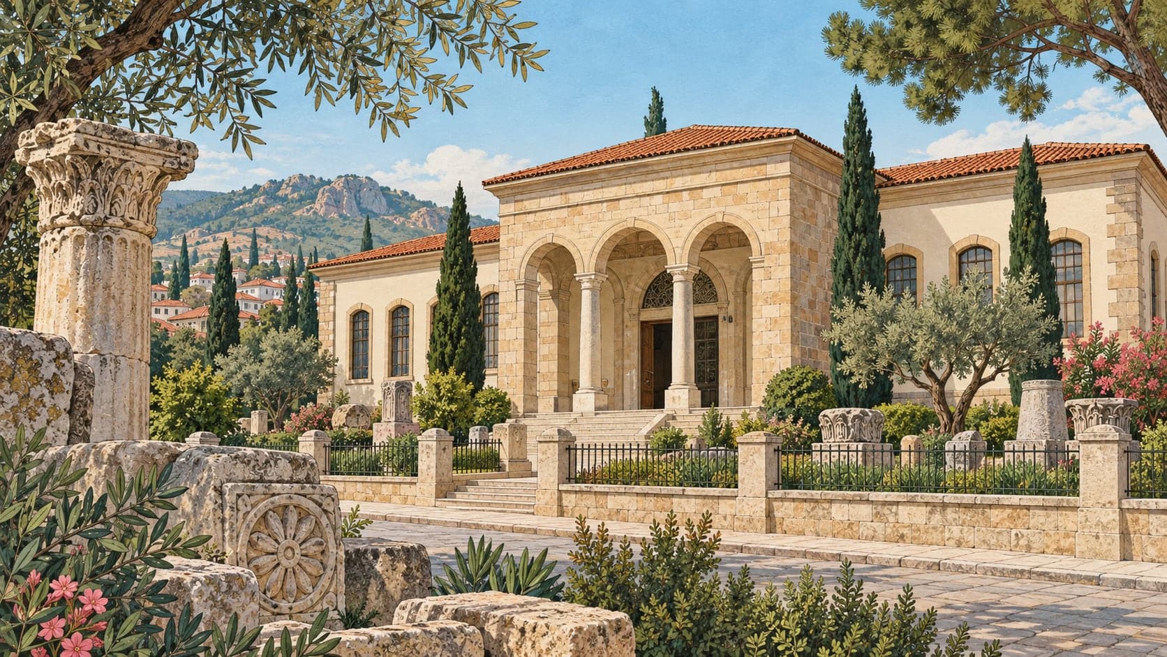 Illustration of Akhisar Museum, Manisa