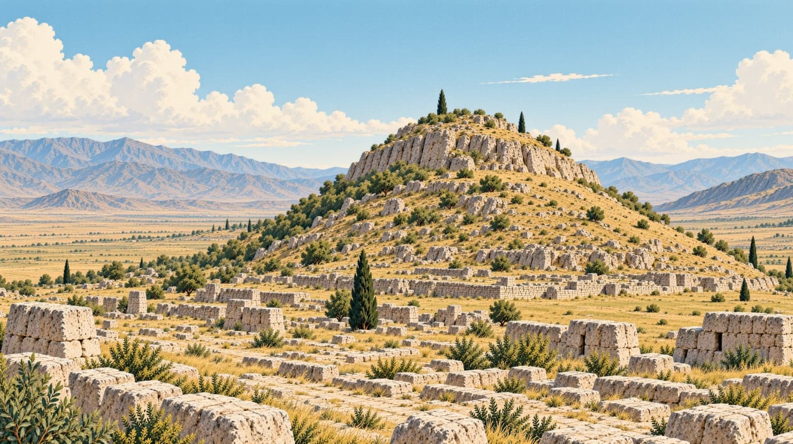 Arslantepe Mound çizimi, Malatya