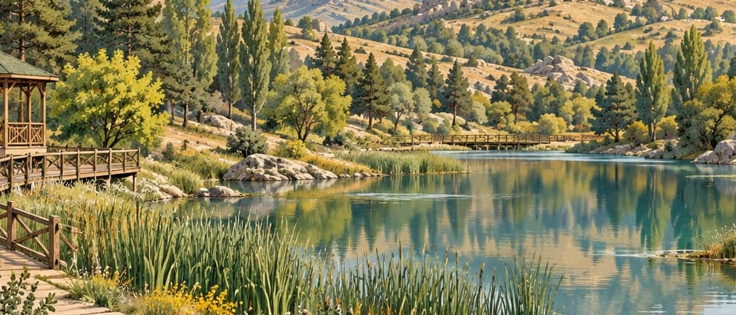 Illustration of Aşıkpaşa Nature Park, Kırşehir