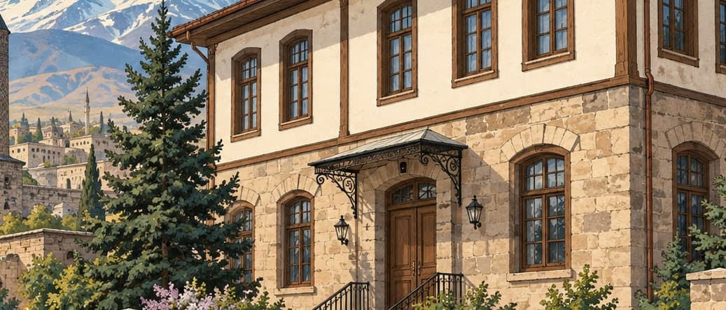 Illustration of Atatürk House Museum, Erzurum
