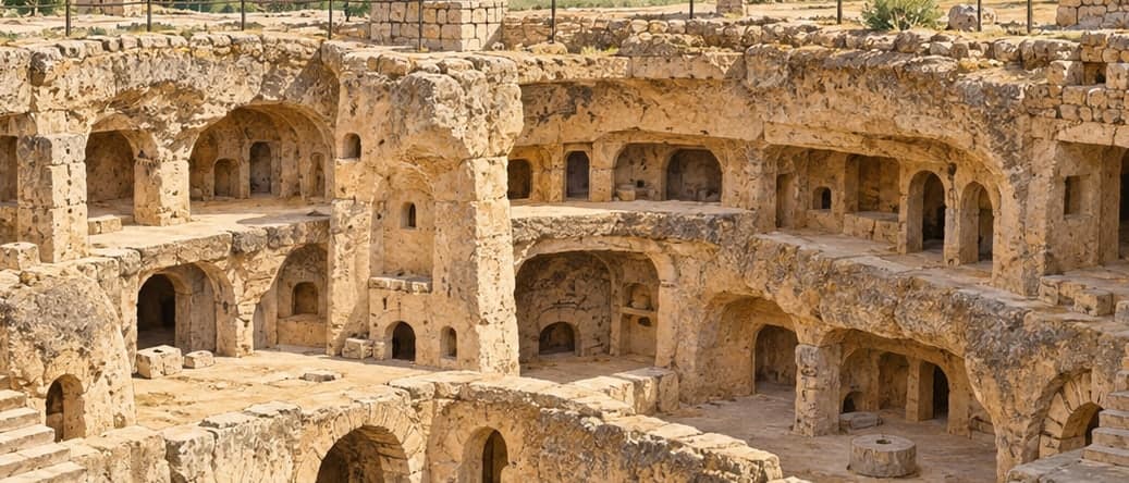 Illustration of St. Mercurius Underground City, Aksaray