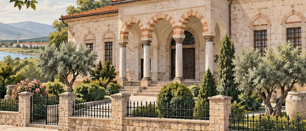 Illustration of Bafra Museum, Samsun