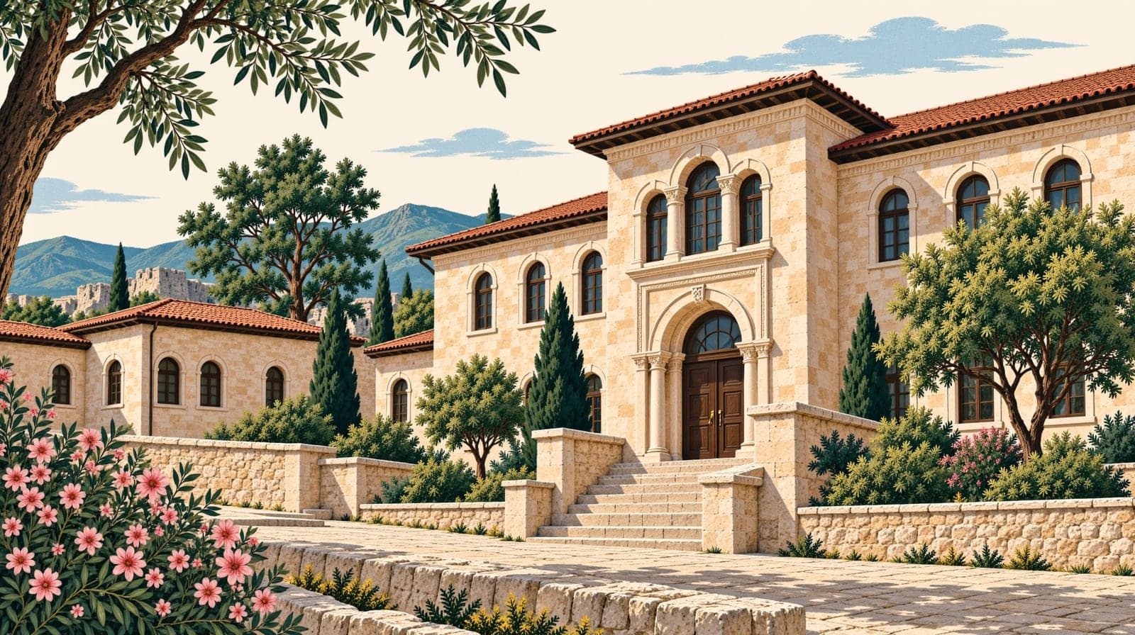 Beşkonaklar Ethnography Museum çizimi, Malatya