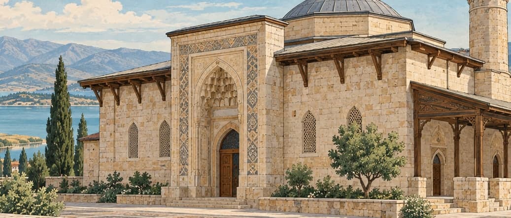 Illustration of Beyşehir Eşrefoğlu Mosque, Konya