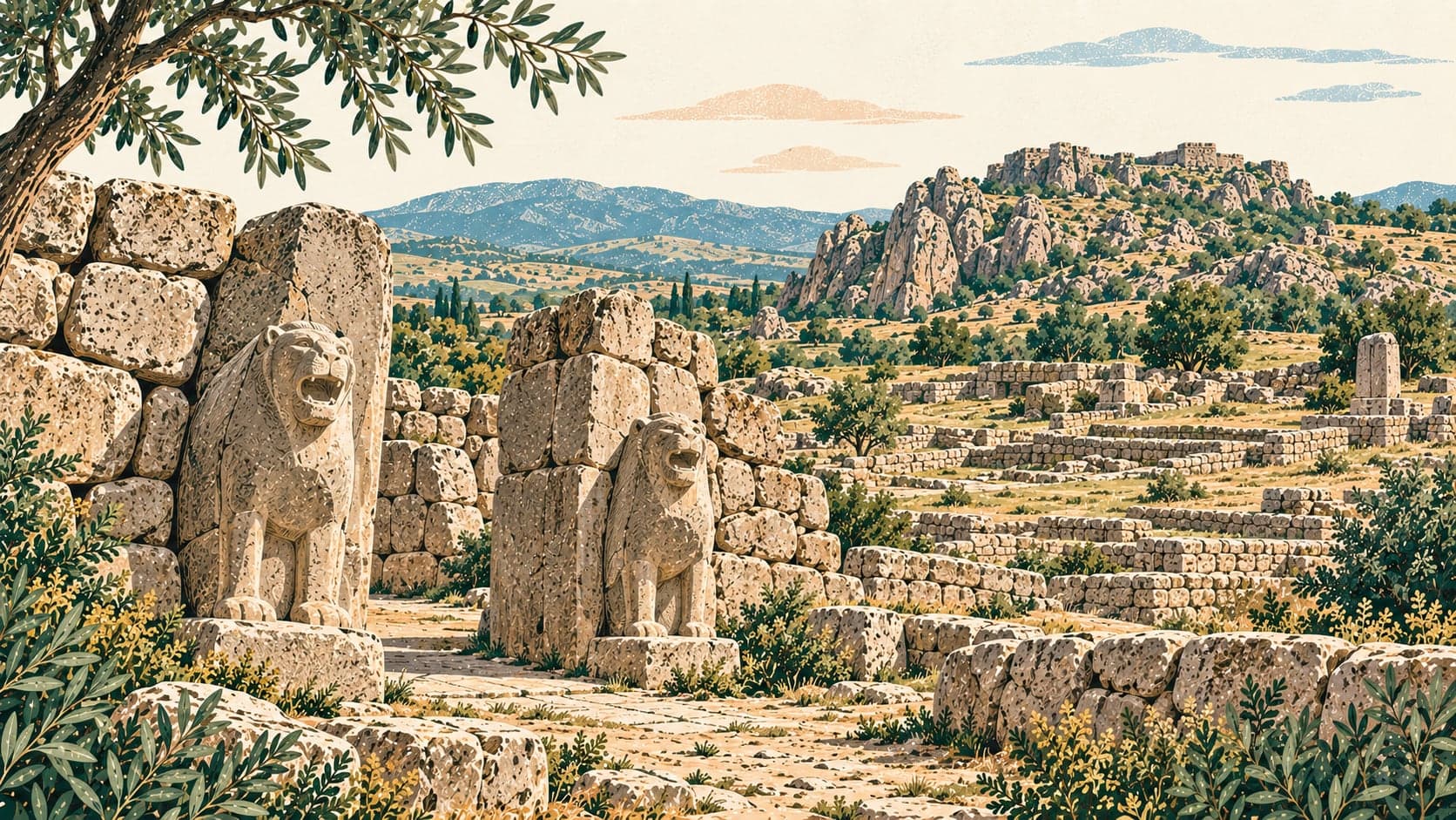 Illustration of Boğazköy Örenyeri, Çorum