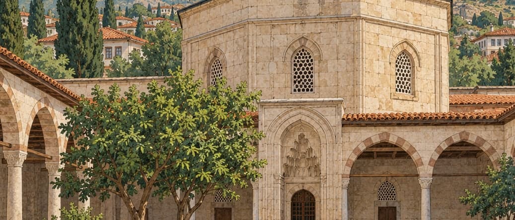 Illustration of Burgaç Hatun (Bibi Hatun) Tomb, Tokat