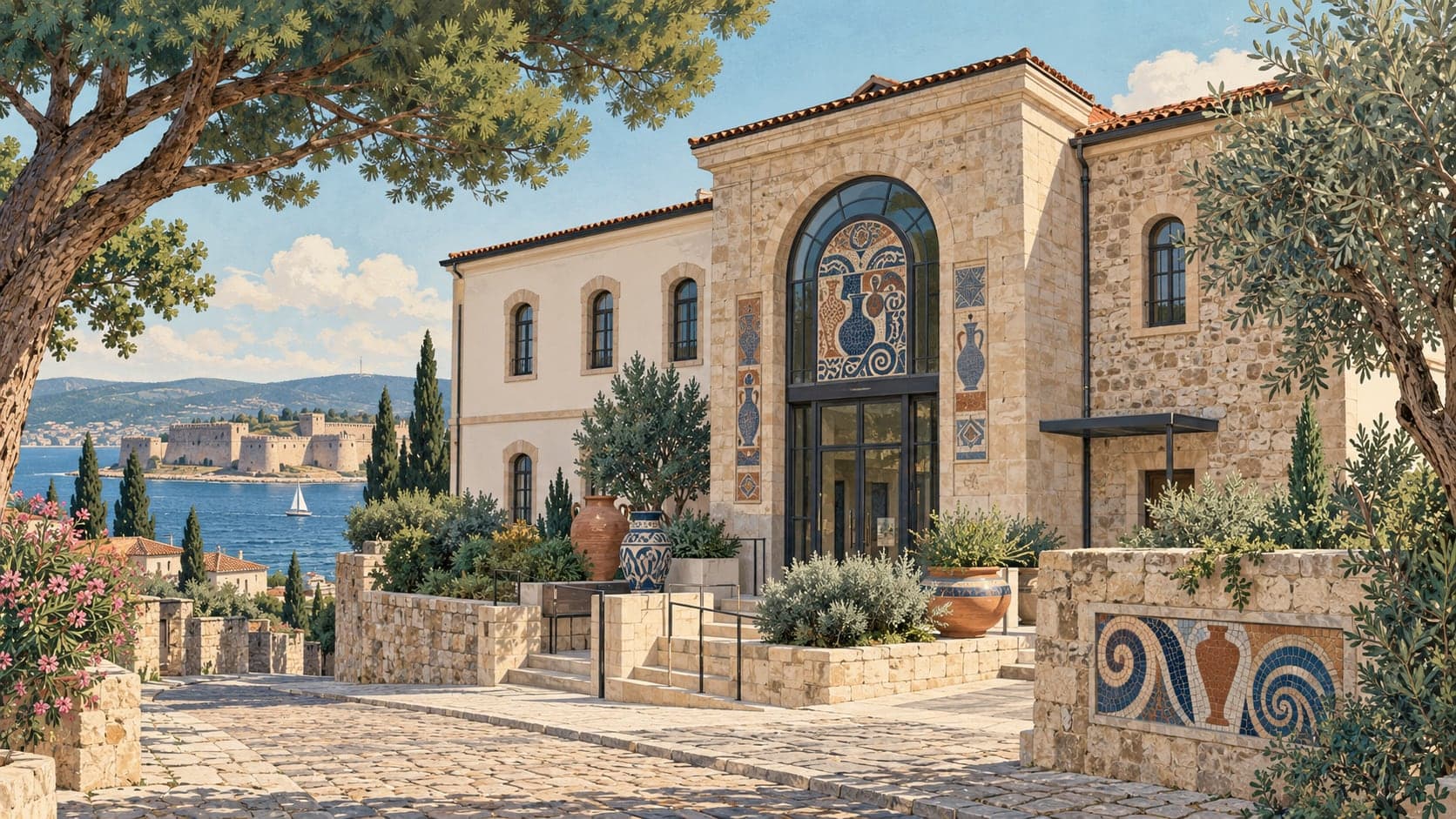 Illustration of Çanakkale Municipality Ceramics Museum, Çanakkale