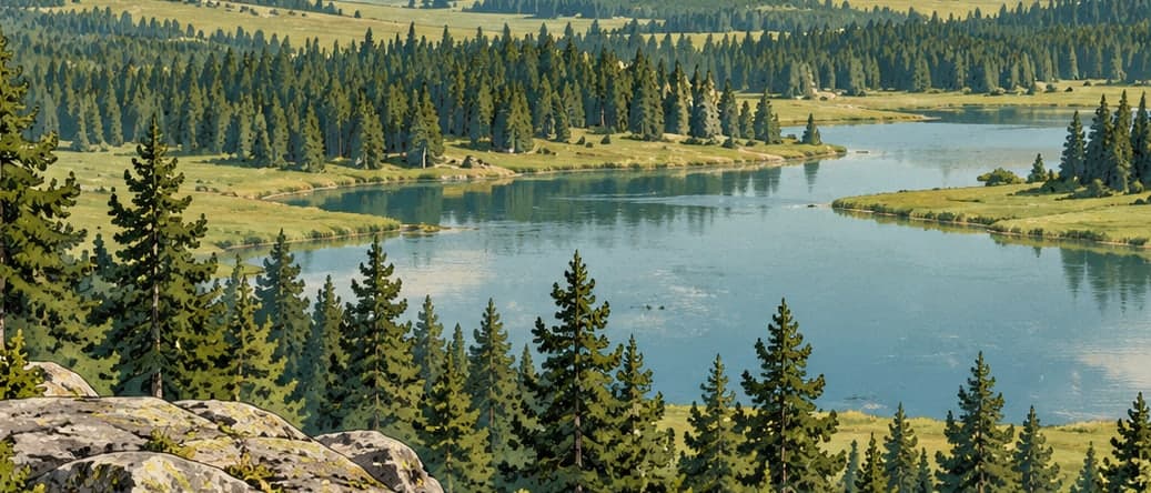 Illustration of Cemal Tural Nature Park, Ardahan
