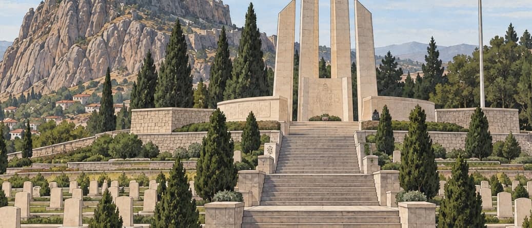 Illustration of Republic Martyrs' Cemetery, Afyonkarahisar