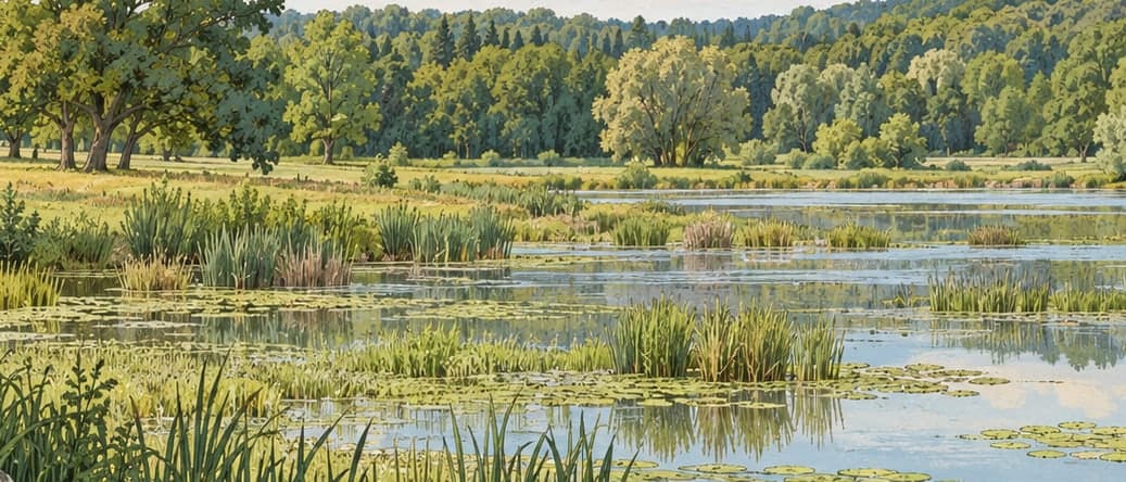 Illustration of Danişment Nature Park, Edirne