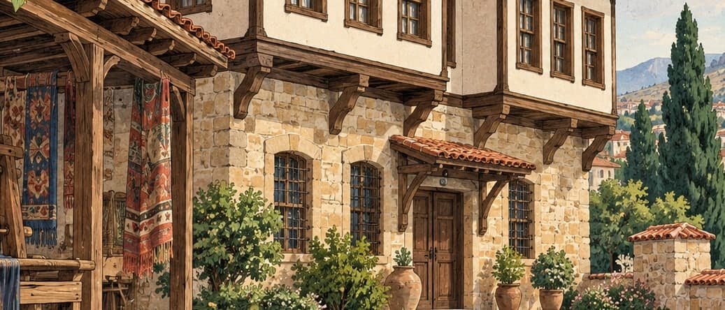 Illustration of Dokur House, Uşak