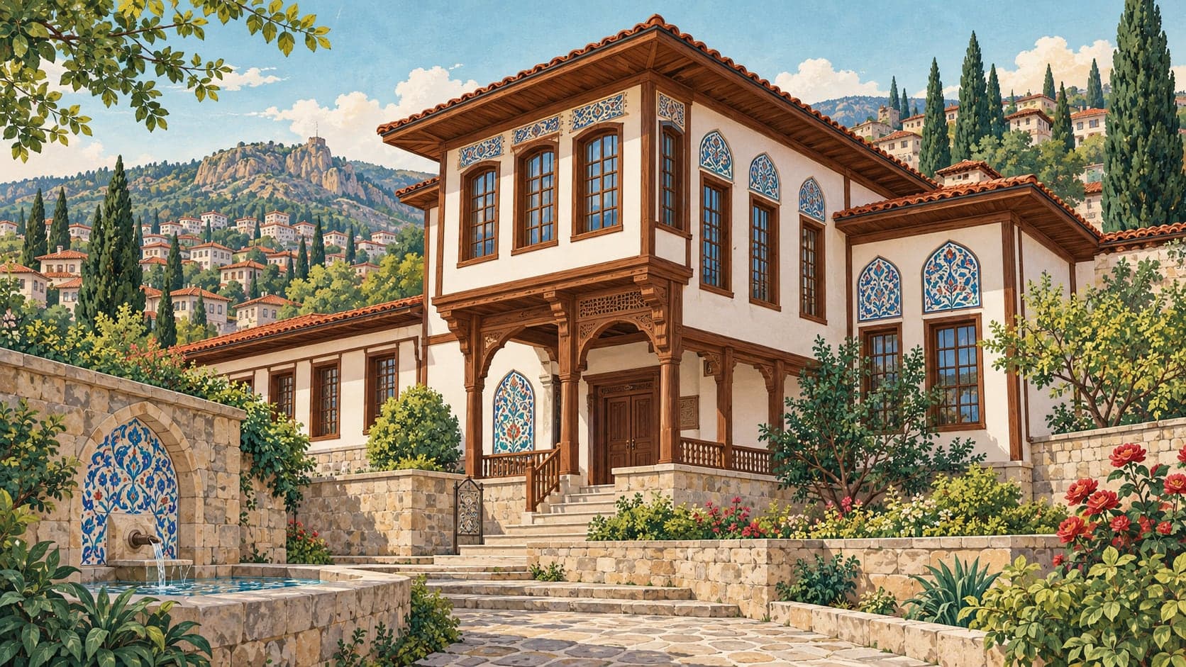 Ilustración: Casa de Cultura y Arte de Evliya Çelebi, Kütahya