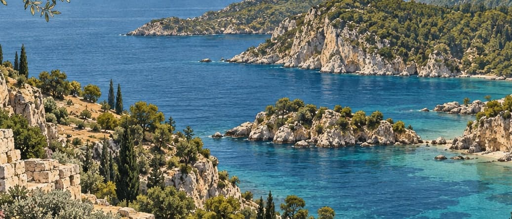 Illustration of Fethiye - Kaş Marine National Park, Muğla