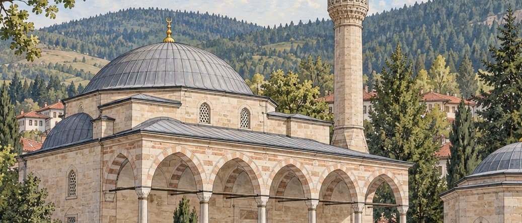 Illustration of Gerede Aşağı Tekke Mosque and Tomb, Bolu
