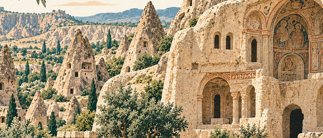 Illustration of Göreme Open Air Museum, Nevşehir