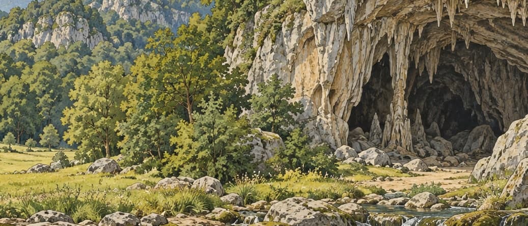 Illustration of Gürcüoluk Cave Nature Park, Bartın