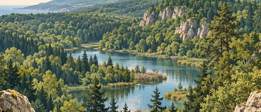 Illustration of Hacıosman Forest Nature Conservation Area, Samsun