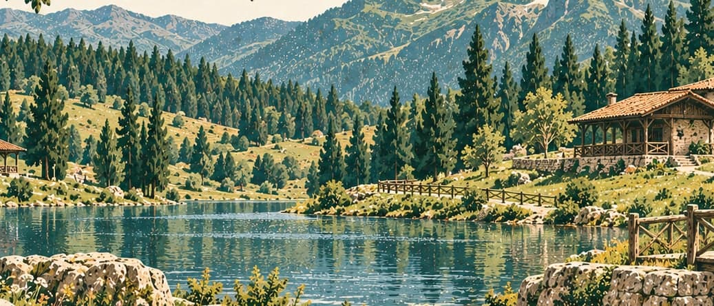 Illustration of Handüzü Nature Park, Rize