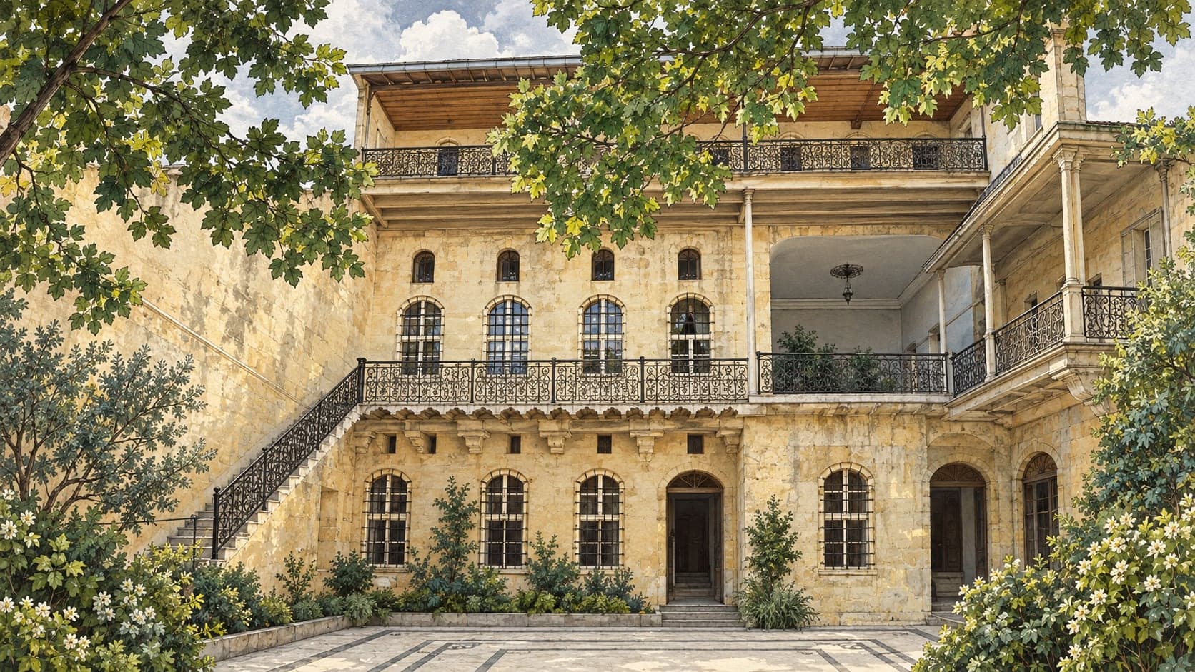 Hasan Süzer Ethnography Museum çizimi, Gaziantep