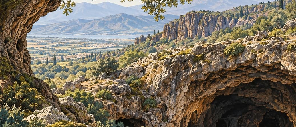 Illustration of Hassa Lav Tüpü Caves Natural Monument, Hatay