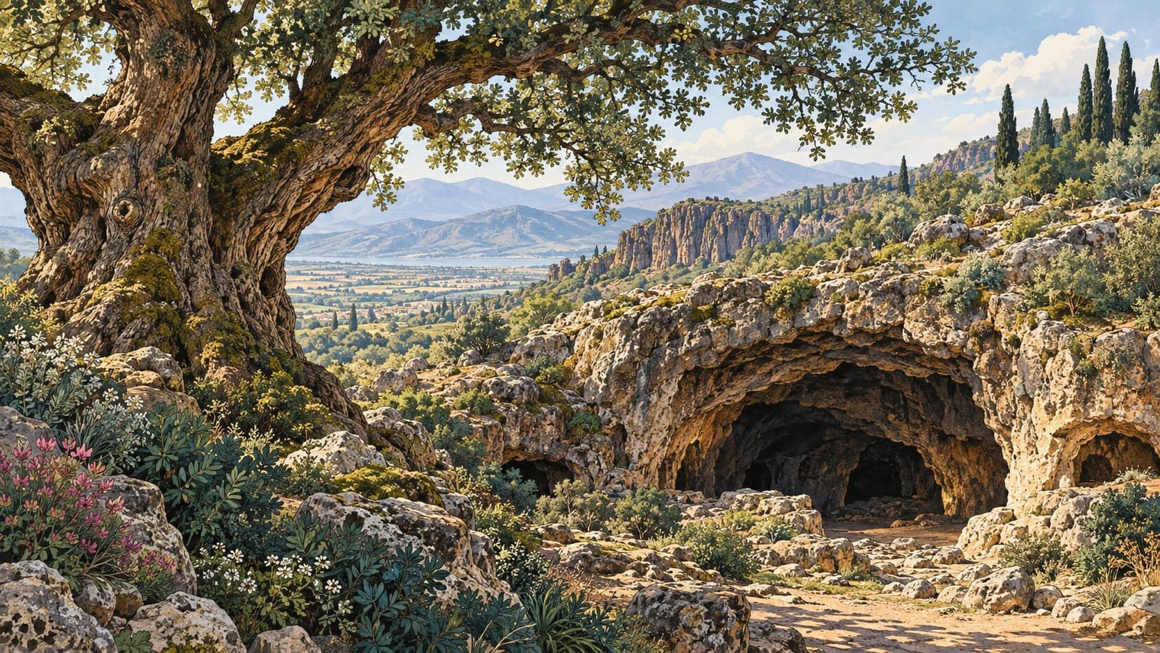 Illustration of Hassa Lav Tüpü Caves Natural Monument, Hatay