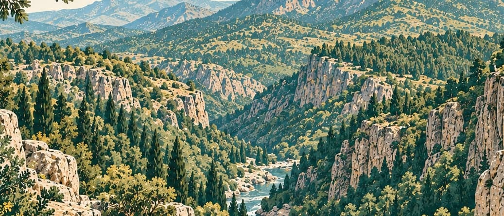 Illustration of Hatila Valley National Park, Artvin