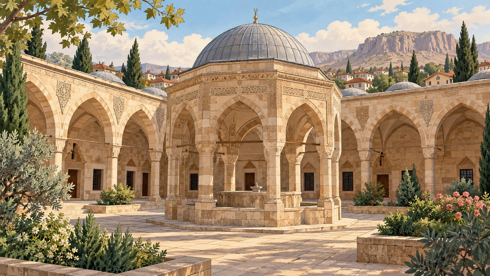 Hatuniye Madrasa çizimi, Karaman
