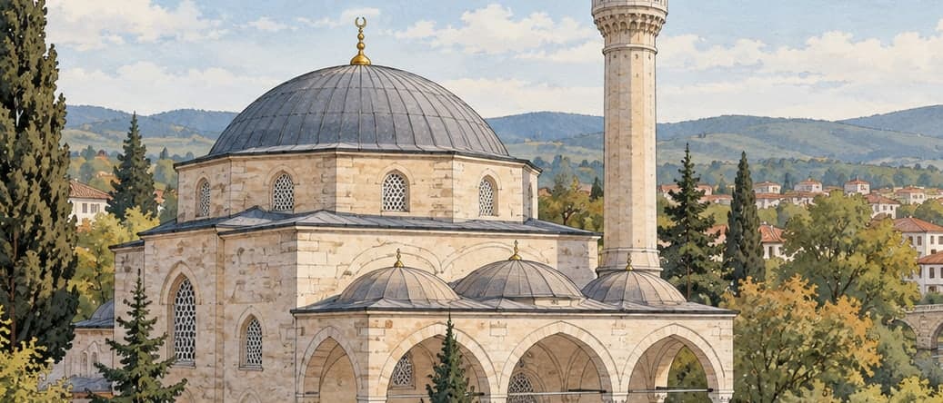 Illustration of Hızırbey Mosque, Kırklareli