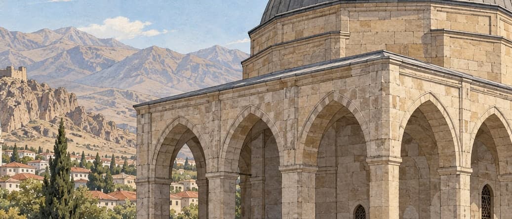 Illustration of Hüdavent Hatun Tomb, Niğde