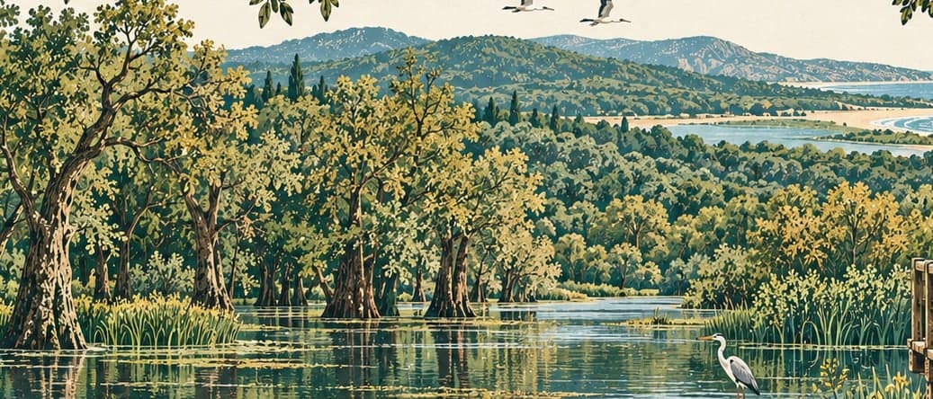 Illustration of İğneada Longoz Ormanları Milli Parkı, Kırklareli