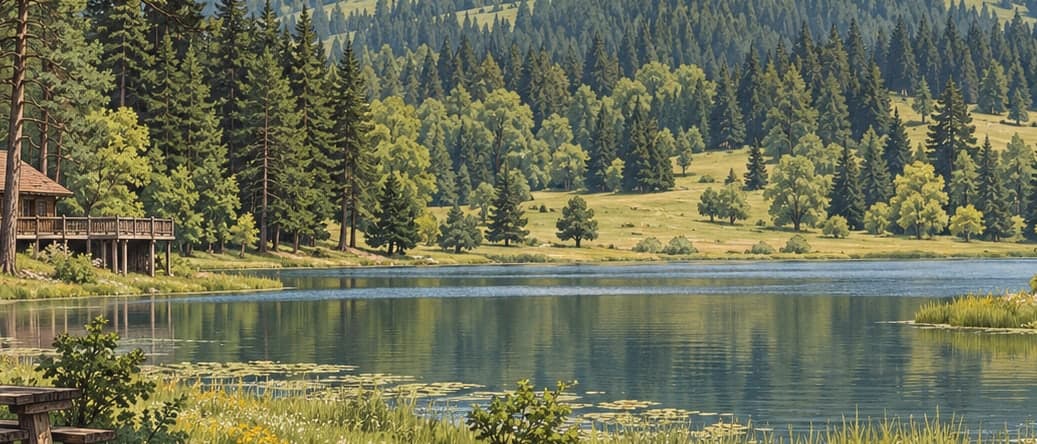 Illustration of Kargalı Gölcük Nature Park, Bolu