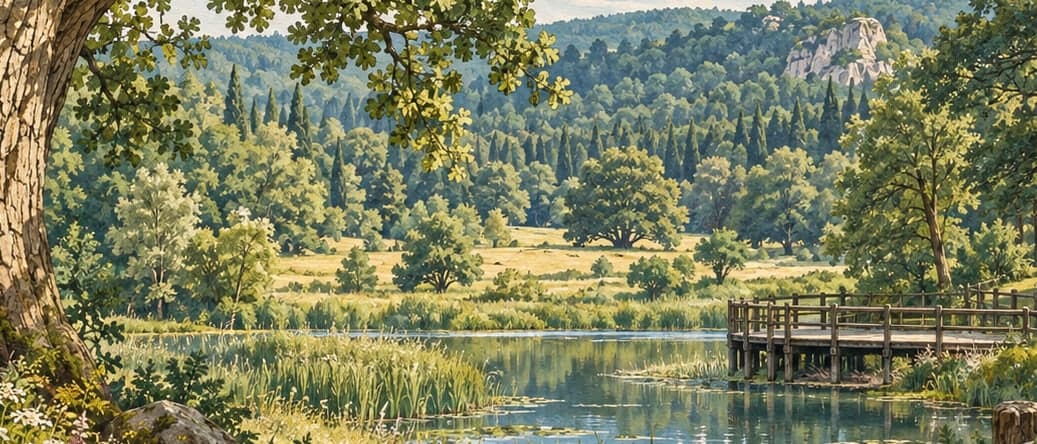 Illustration of Kavaklımeşe Grove Nature Park, Kırklareli