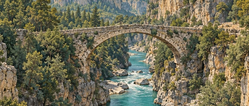 Illustration of Köprülü Canyon National Park, Antalya