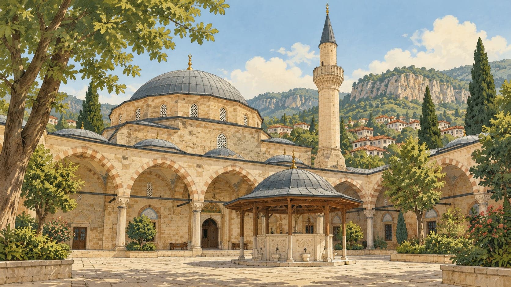 Köprülü Mehmet Paşa Mosque çizimi, Karabük