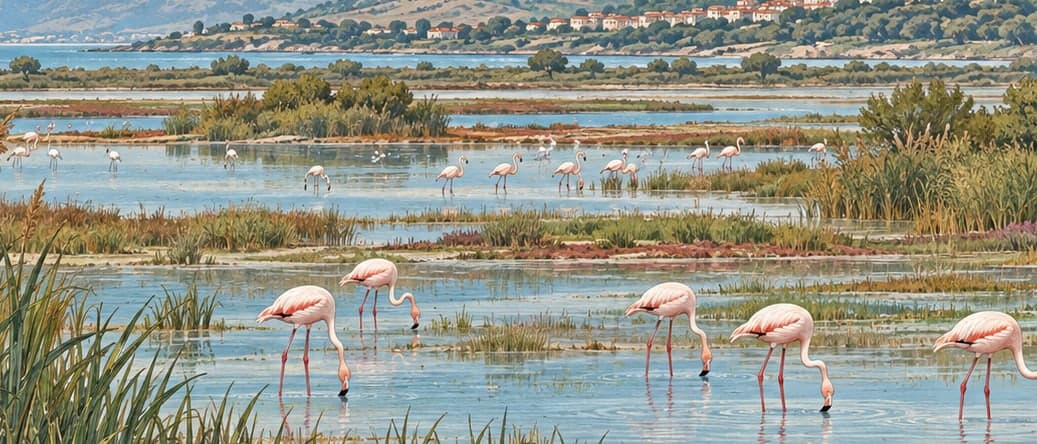 Illustration of Bird Sanctuary National Park, Balıkesir