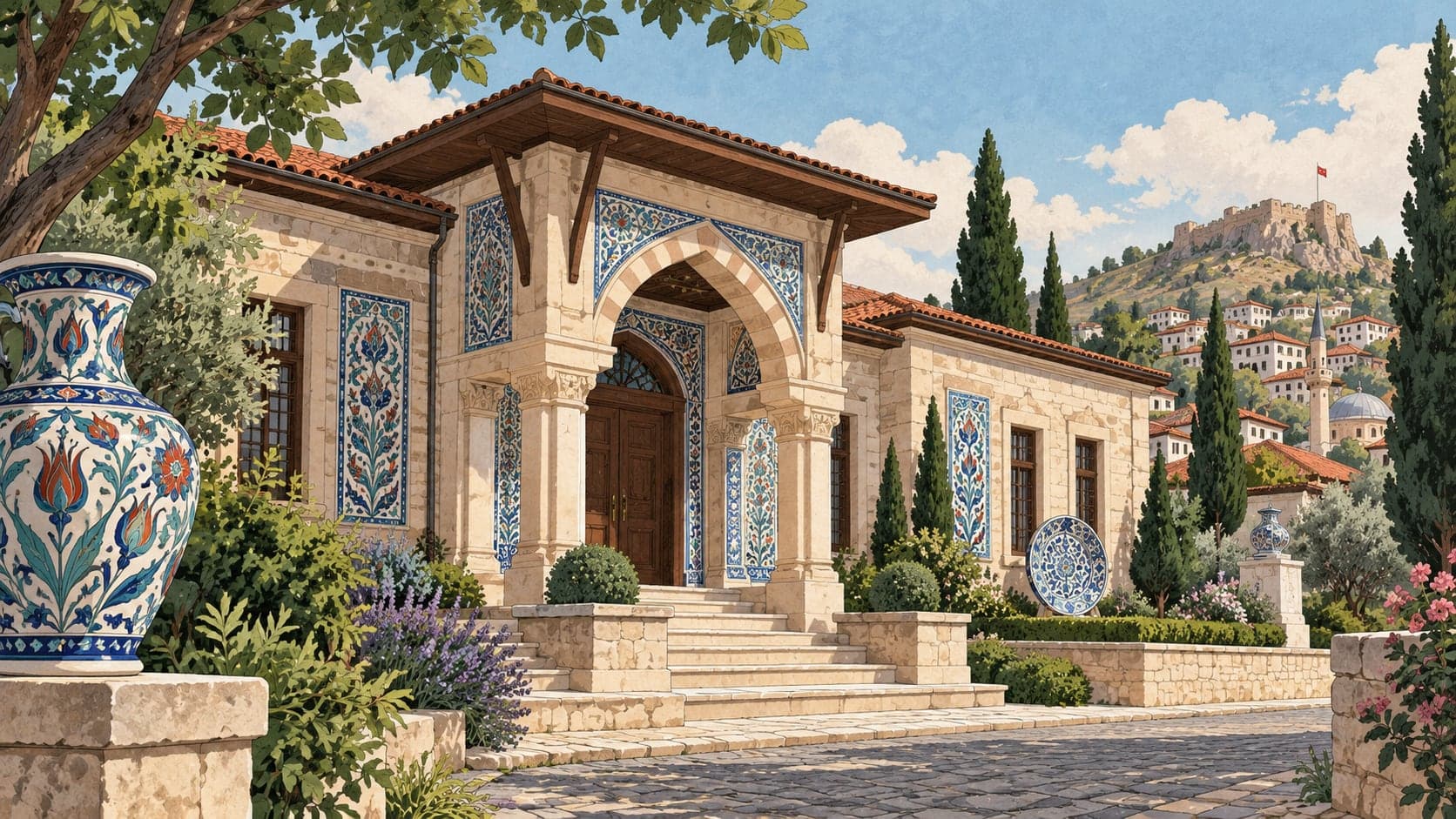 Illustration of Kütahya Municipality Sıtkı Olçar Tile Museum, Kütahya