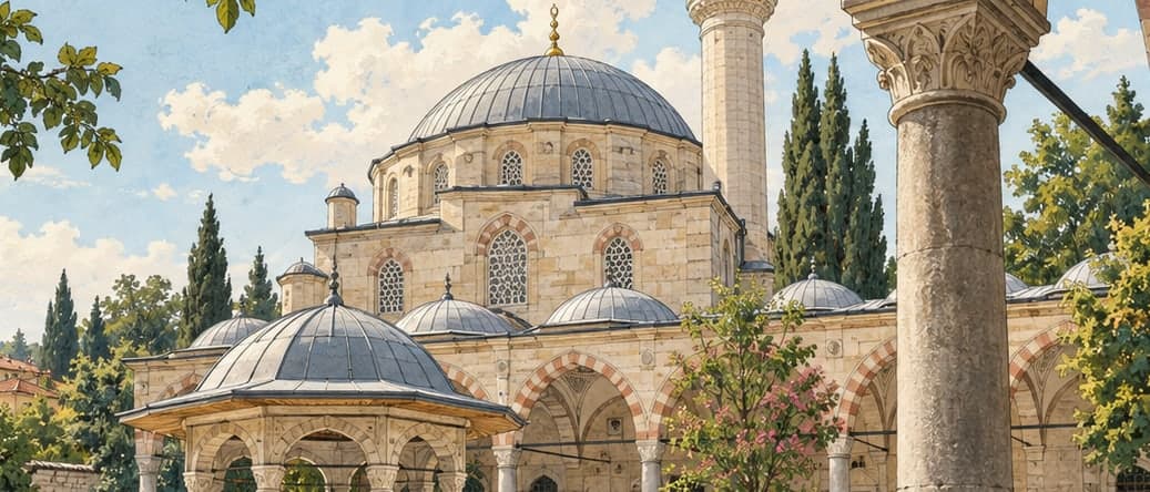 Illustration of Lüleburgaz Sokullu Mosque, Kırklareli