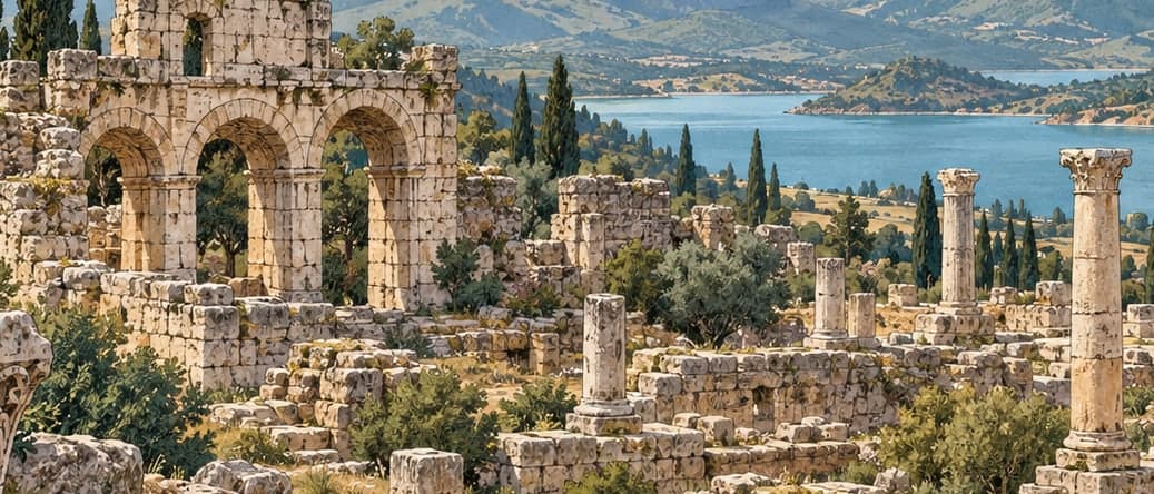 Illustration of Malos Ruins, Isparta
