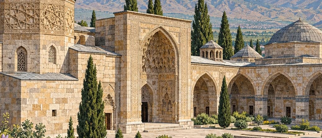 Illustration of Mama Hatun Complex, Erzincan