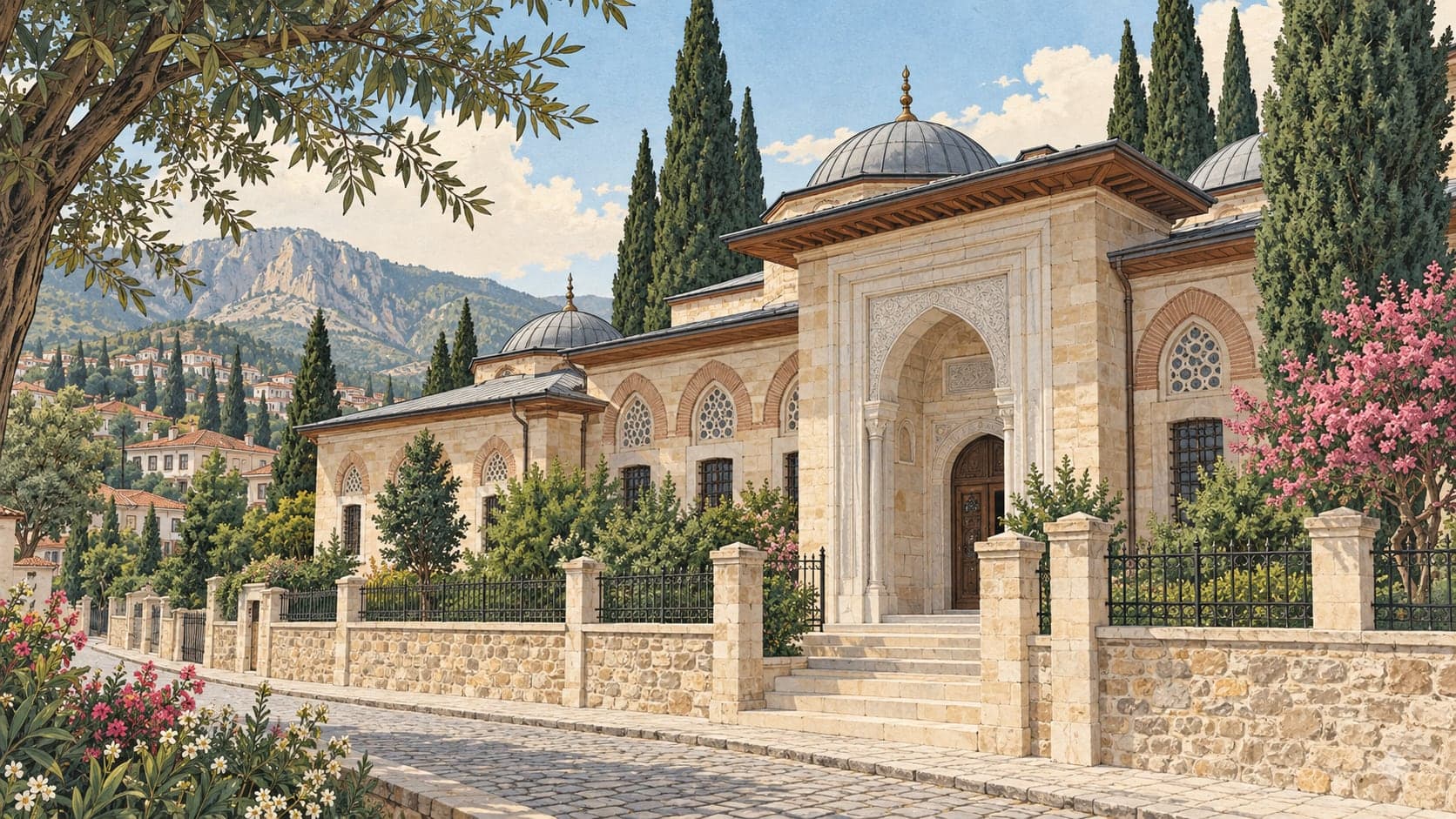 Illustration of Manisa Ottoman Museum, Manisa