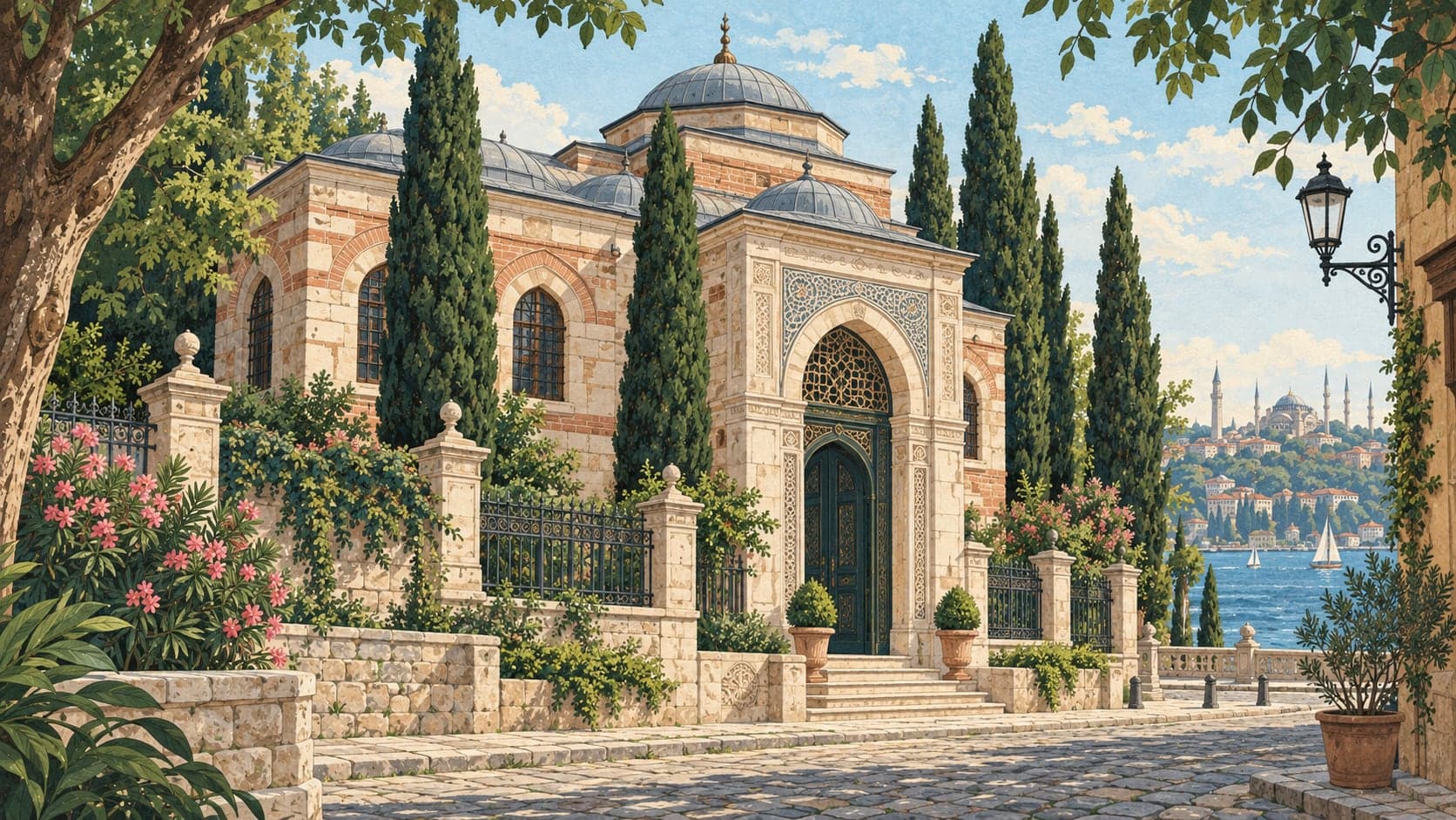 Illustration of Masal Museum, İstanbul